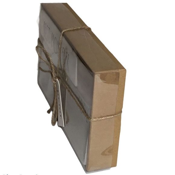 RAE DUNN PORCELAIN PLAQUE & TRAY “BEST MOM EVER” WORDED SET OF TWO NEW IN NOX - Picture 4 of 8